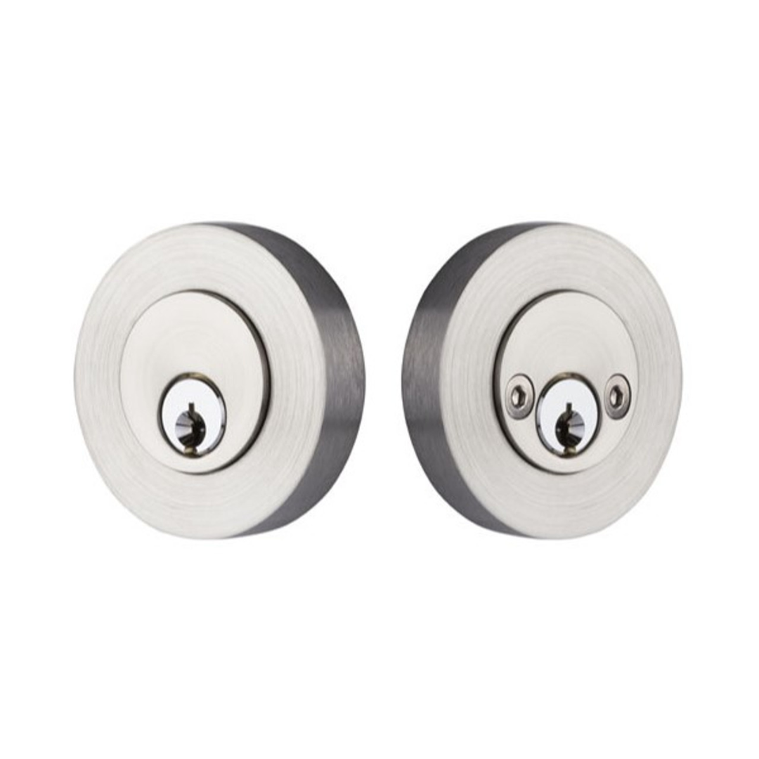 Emtek Stainless Steel Modern Disc Deadbolt Double Cylinder S50024