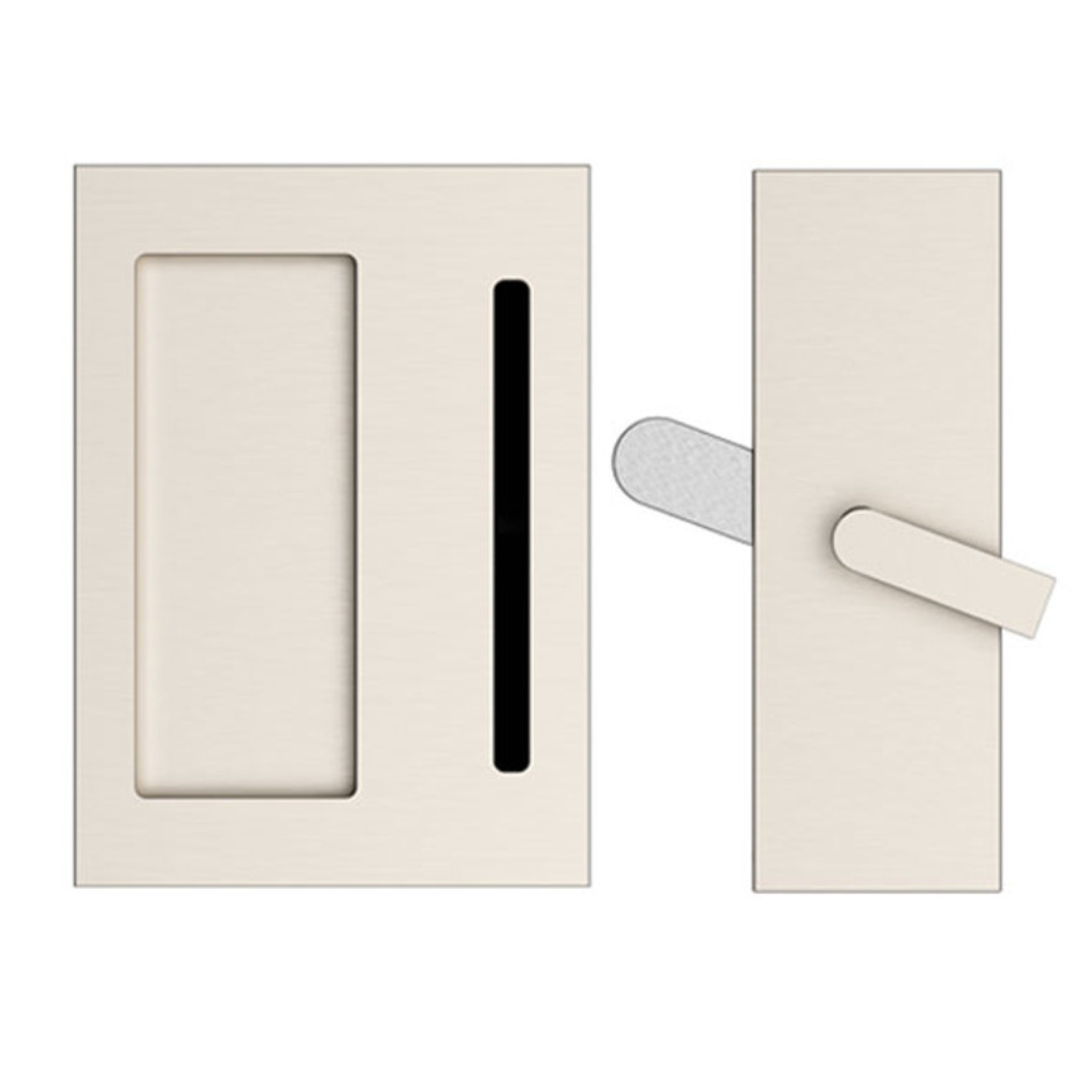 Emtek 222201 Modern Rectangular Barn Door Privacy Locks