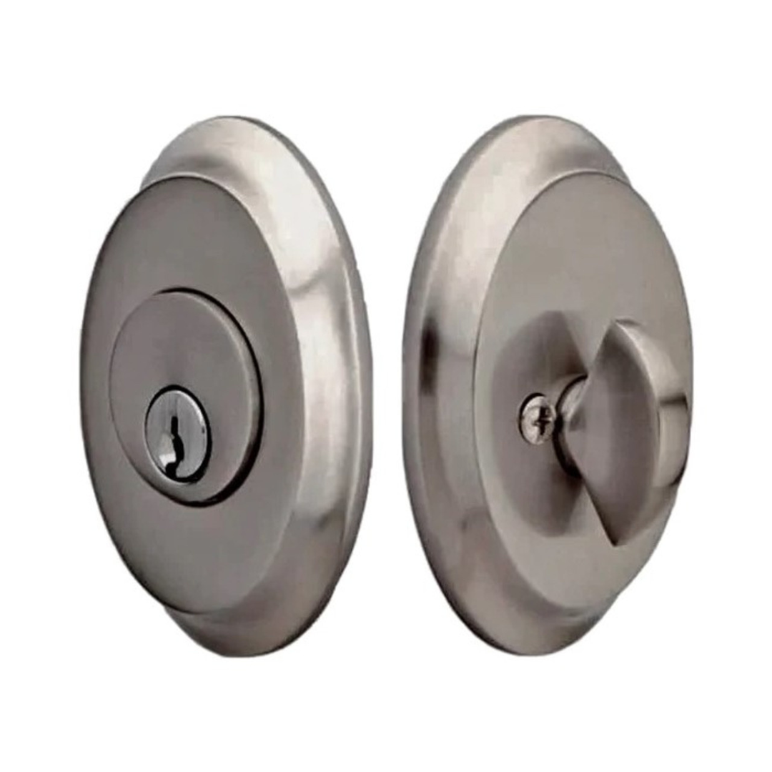 Emtek 8458 Saratoga Deadbolt - Brass - Single Cylinder