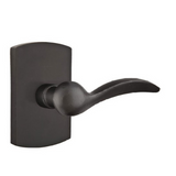 Emtek 7050 SANDCAST BRONZE - LEVERSETS With #4 Rosette Dummy, Pair