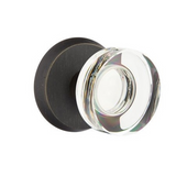 Emtek 7056 GLASS - KNOBSETS With #2 Rosette Dummy, Pair