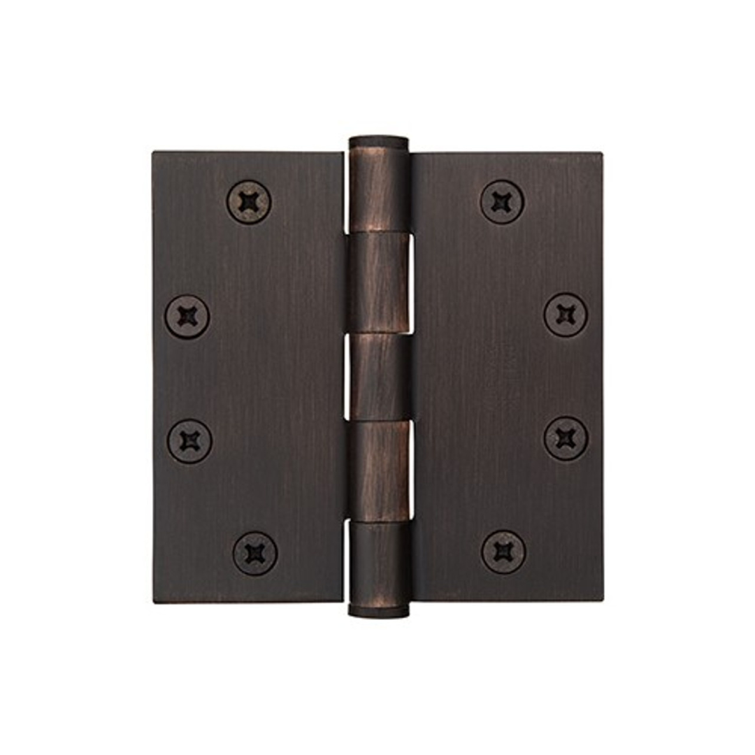 Emtek 96114 Residential Duty Hinges (Pair), 4" x 4" with Square Corners