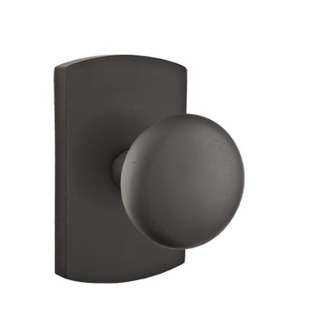 Emtek 7050 SANDCAST BRONZE - KNOBSETS With #4 Rosette Dummy, Pair