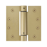 Emtek 95014 Spring Hinges (Pair), 4" x 4" with Square Corners, UL Listed, Plated Steel