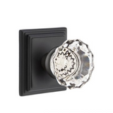 Emtek 8561 GLASS - Knobsets With Wilshire Rosette Dummy, Pair