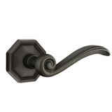 Emtek 70515 TUSCANY BRONZE - LEVERSETS With #15 Rosette Dummy, Pair