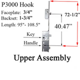 20mm P3000 Active Upper Assembly, 45/92 Gear, Rhino Hook at 40.47