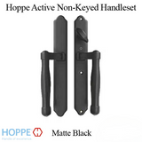 HOPPE HLS 9000 Sliding Door Handle Set Active Non-Keyed Outside Matte Black