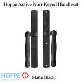 HOPPE HLS 9000 Sliding Door Handle Set Active Non-Keyed Outside Matte Black