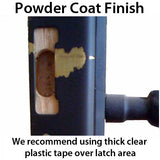 Latch & Deadbolt Strike, Curved Lip - PC0010N 1.70 x 8.82 - Rustic Umber