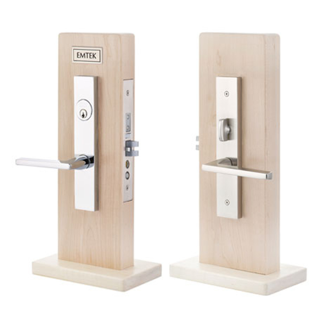 Emtek 3019 Brisbane Brass Mortise Entrance Lockset - Dummy