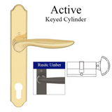 HOPPE TORONTO HANDLESET M1020/374N, ACTIVE|KEYED - RUSTIC UMBER , 2214504