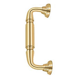 Door Pull w/ Rosette, 8"