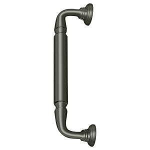 Door Pull w/ Rosette, 10"