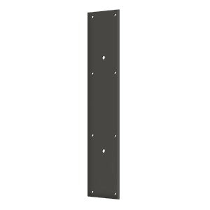 Push Plate 20" for 10" Door Pull