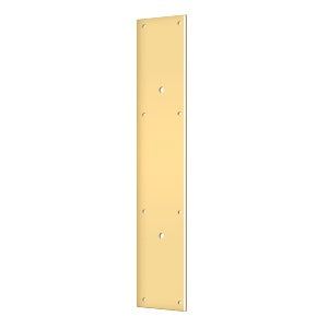 Push Plate 20" for 10" Door Pull