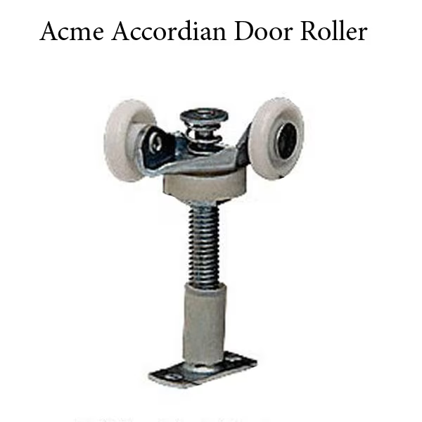 Accordion Door Hardware, 2 Roller, 7/8 nylon wheel - Acme 2611 - 25038