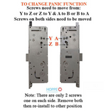 HOPPE HLS7 LOWER ASSEMBLY, ACTIVE SWINGHOOK 1-3/4" BACKSET HOOK @ 29.65" LEFT HAND