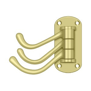 Triple Swivel Hook, Heavy Duty, 4" Projection