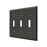 Switch Plate, Triple Standard