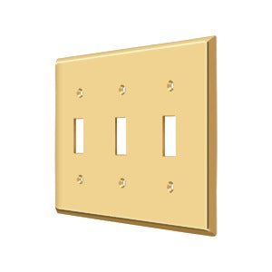 Switch Plate, Triple Standard