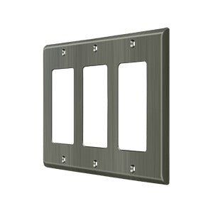 Switch Plate, Triple Rocker