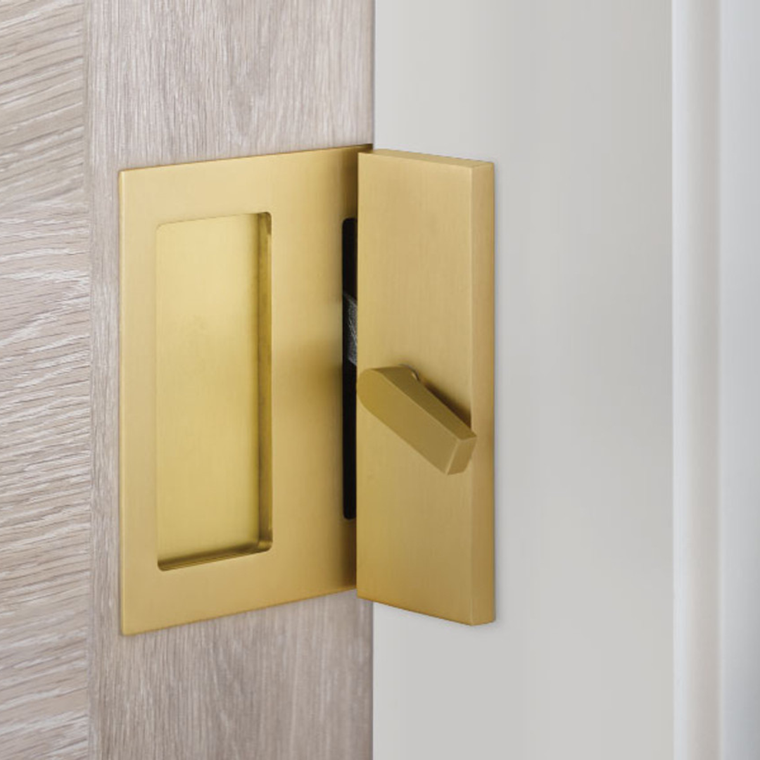 Emtek 222201 Modern Rectangular Barn Door Privacy Locks