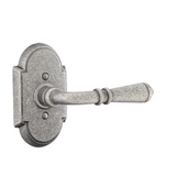 Emtek 7051 WROUGHT STEEL - LEVERSETS With #1 Rosette Dummy, Pair