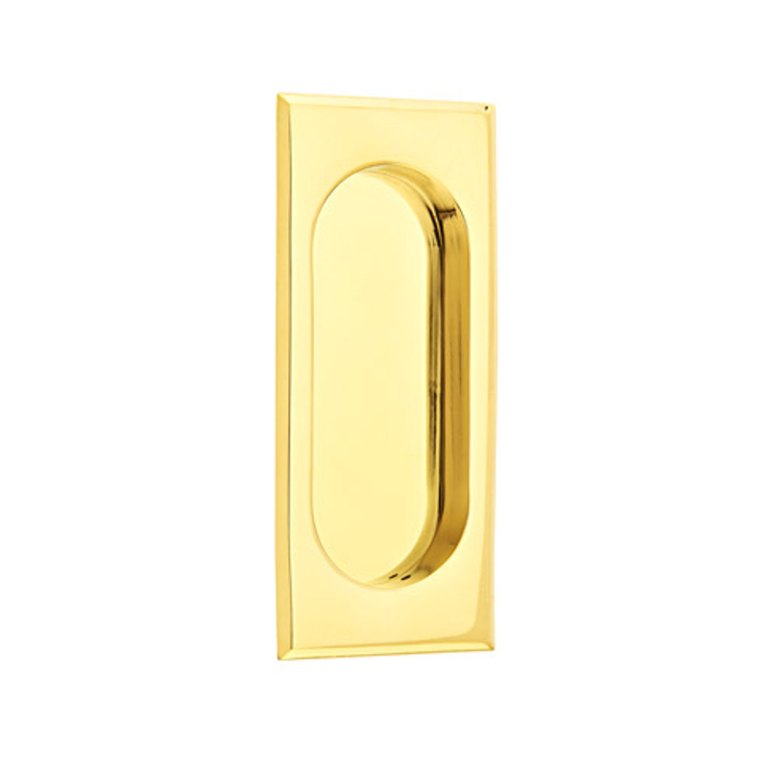 Emtek 2201 Rectangular Brass Flush Pulls (1-3/4" x 4")