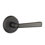 Emtek 7056 SANDCAST BRONZE - LEVERSETS With #2 Rosette Dummy, Pair