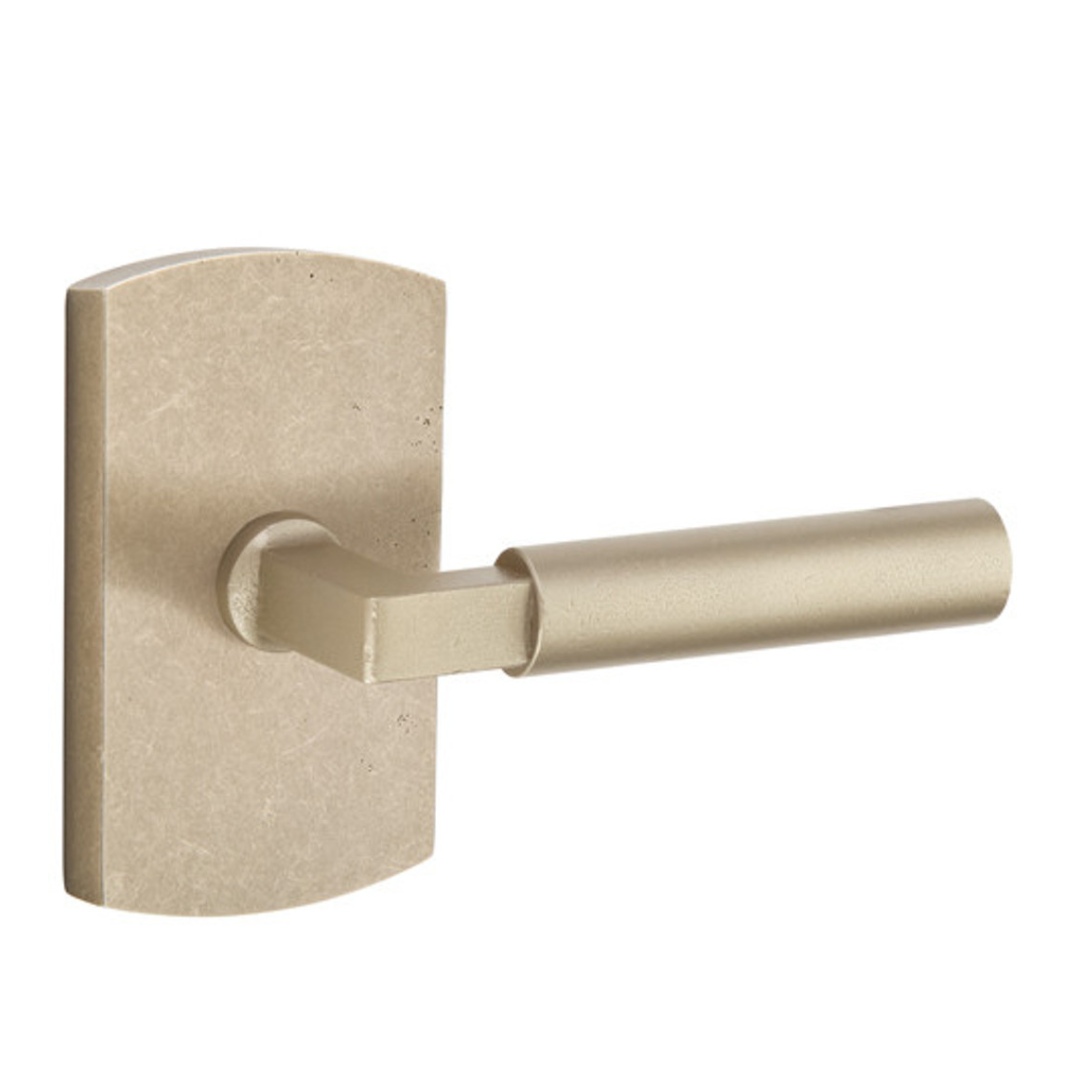 Emtek 7050 SANDCAST BRONZE - LEVERSETS With #4 Rosette Dummy, Pair