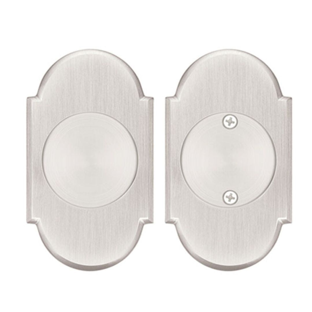 Emtek 2034 #8 Classic Arched Pocket Door Tubular Lock (2-1/2" x 4-3/8") - Passage