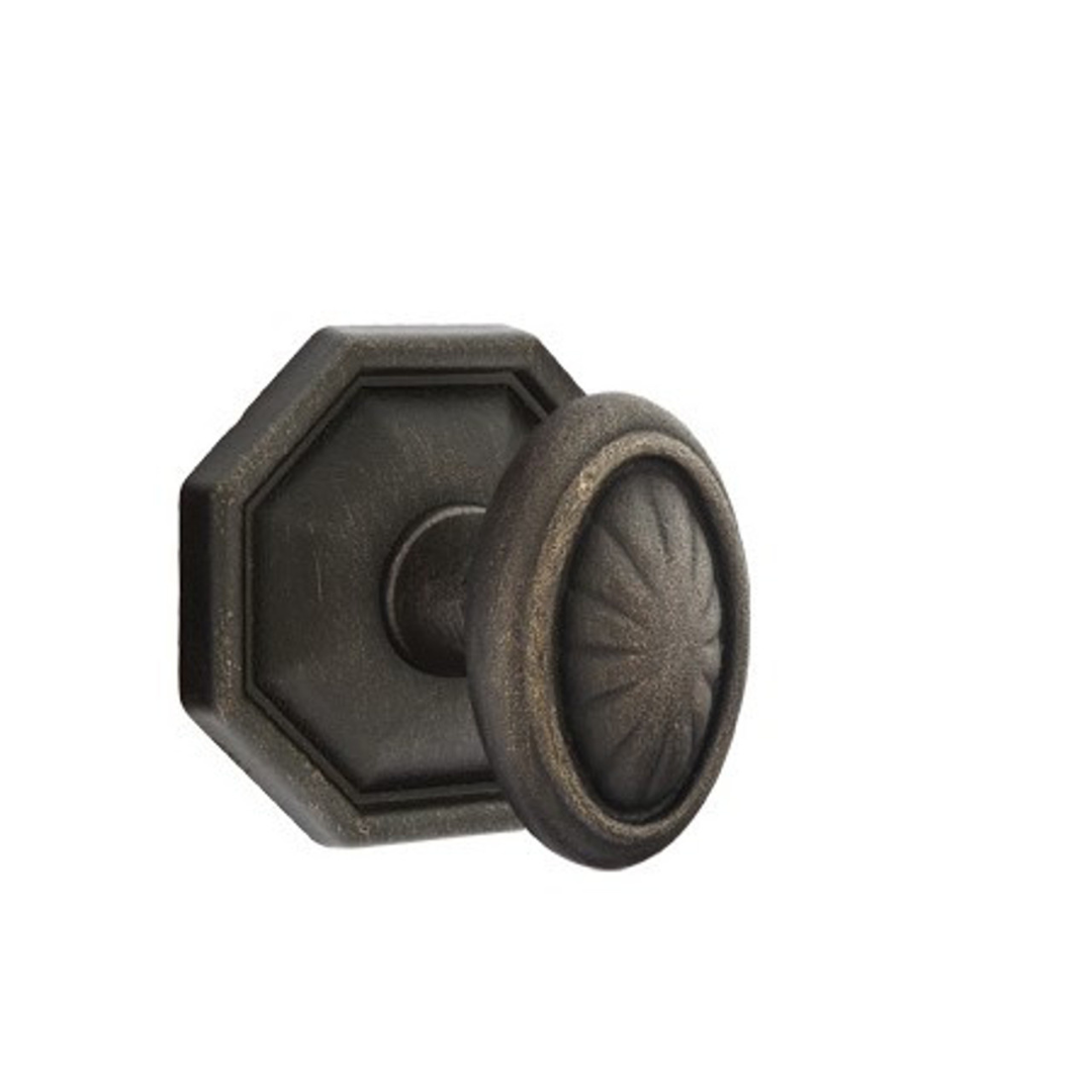 Emtek 70515 TUSCANY BRONZE - KNOBSETS With #15 Rosette Dummy, Pair