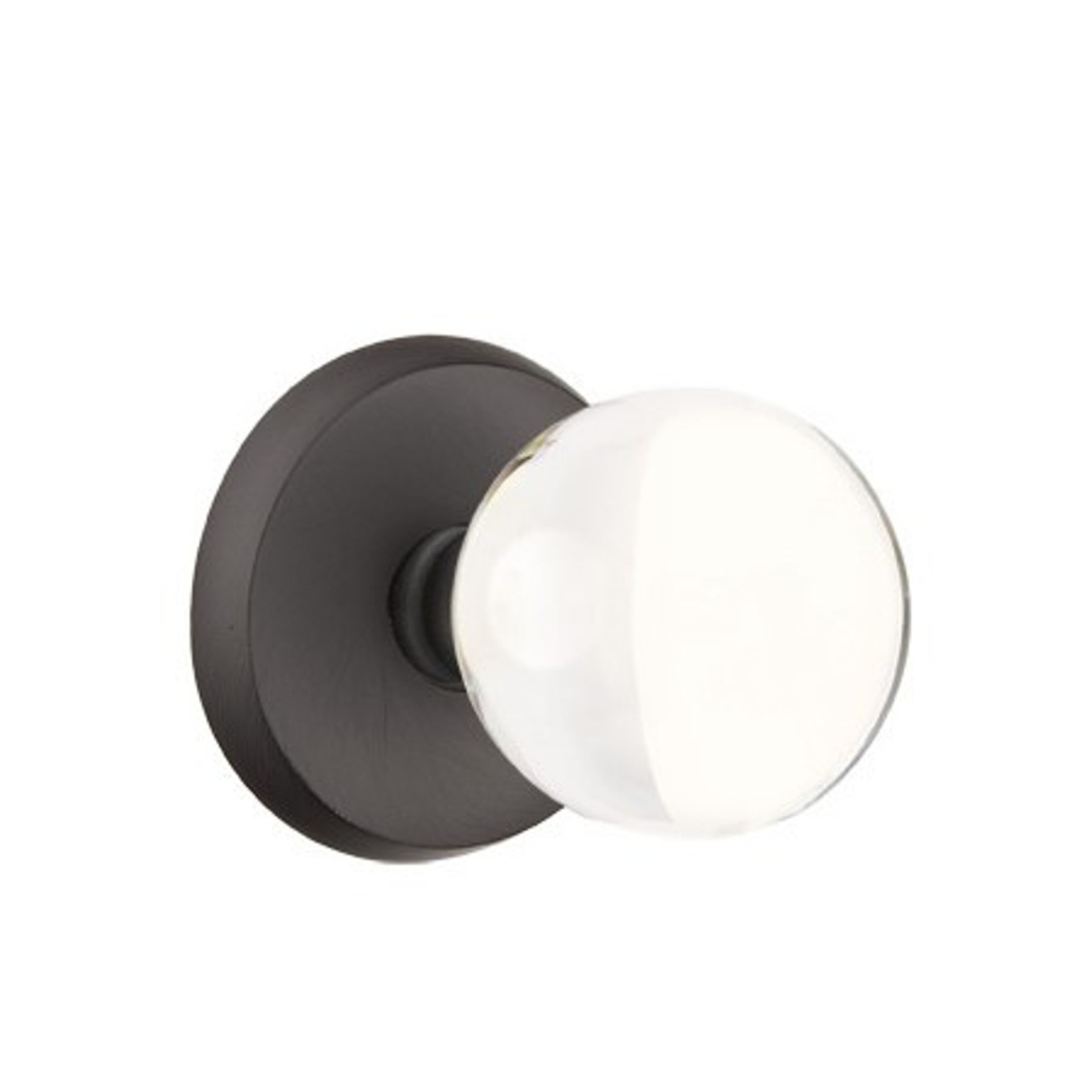 Emtek 8510 GLASS - Knobsets With Watford Rosette Dummy, Pair