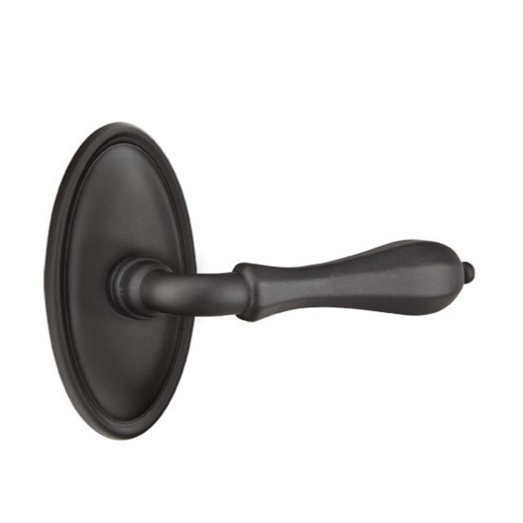 Emtek 71014 TUSCANY BRONZE - LEVERSETS With #14 Rosette Passage Set