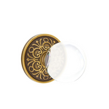 Emtek 8056 GLASS - Knobsets With Lancaster Rosette Dummy, Pair