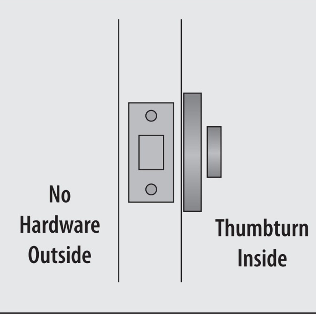 Emtek 8550 Regular Single Sided Deadbolt - Brass