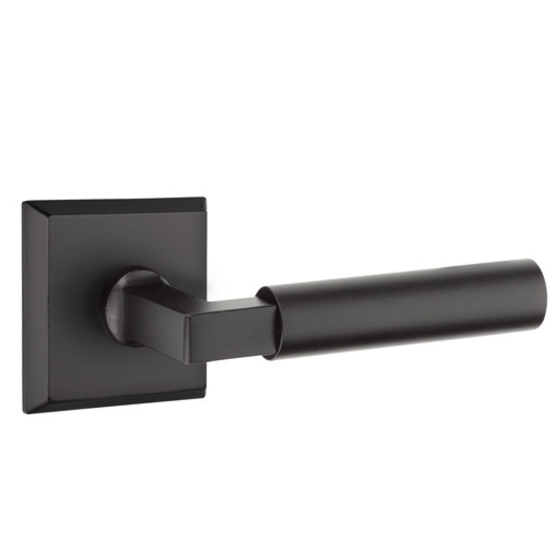 Emtek 7061 SANDCAST BRONZE - LEVERSETS With #6 Rosette Dummy, Pair