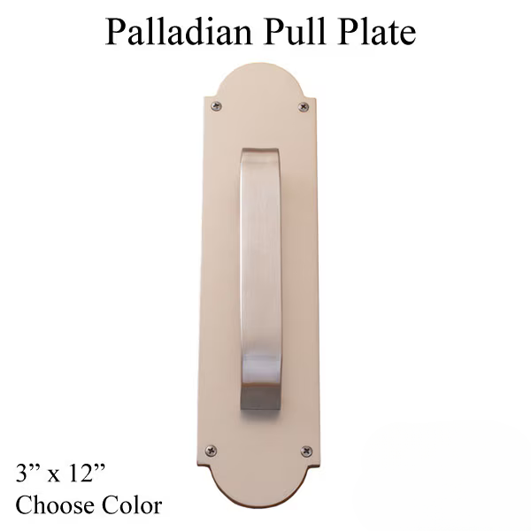 Palladian Pull Plate 3" X 12" - A07-P0241