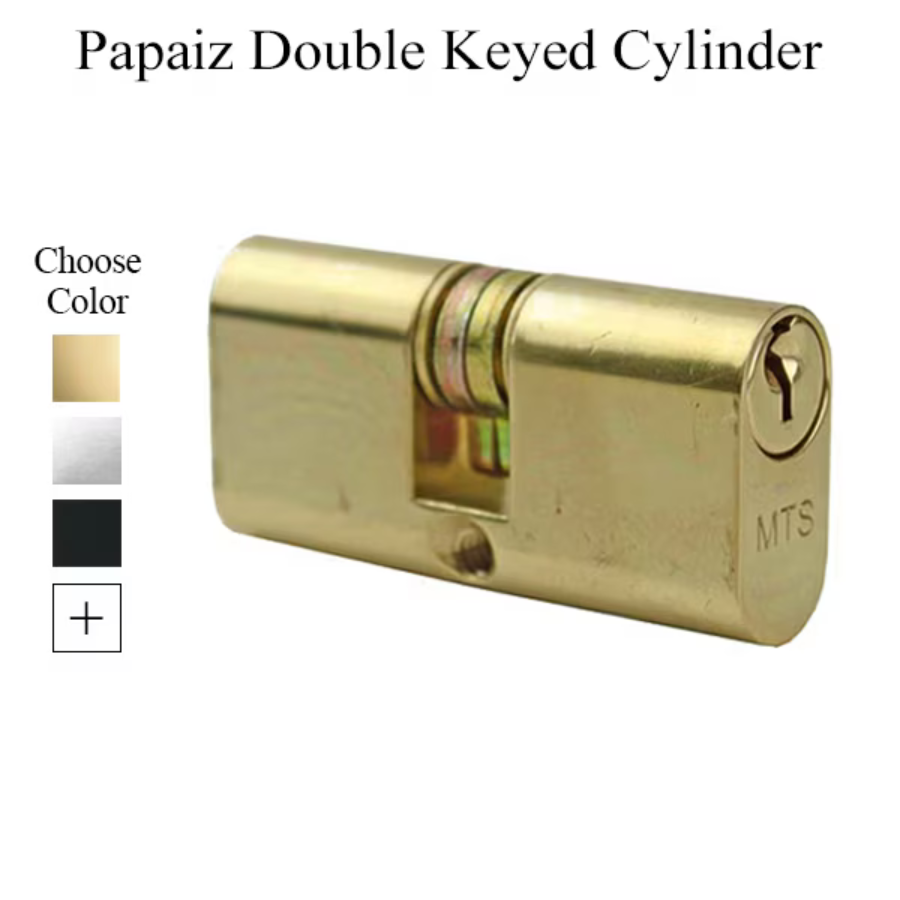 Papaiz Double Lock Cylinder Double Keyed