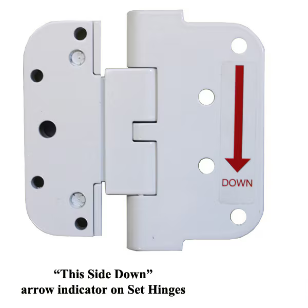 Hoppe F8709, 2009 Guide Hinge - Rustic Umber - 3052105