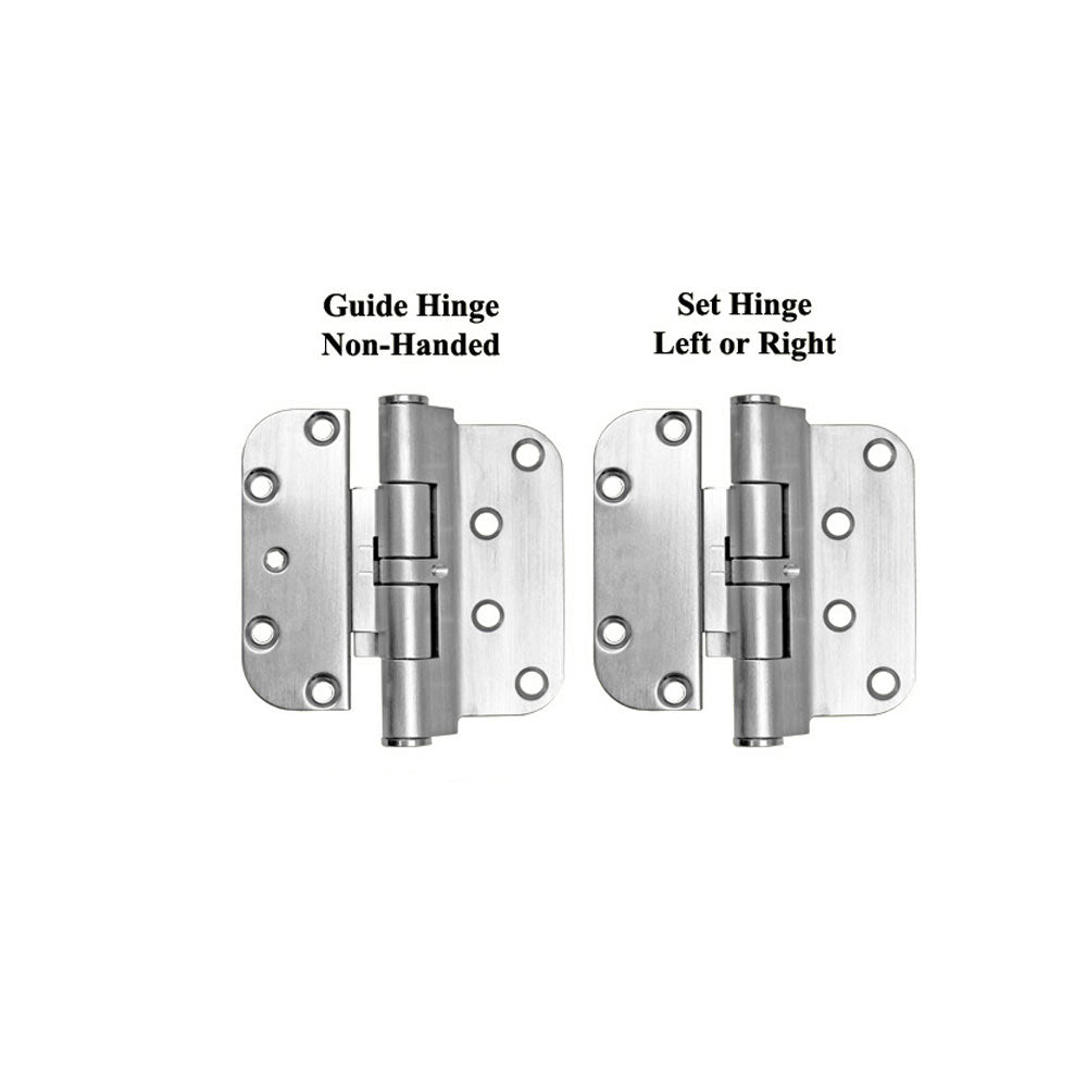 Hoppe F9714, 2009 Set Hinge, Rhi / Lho- Black - 3033967