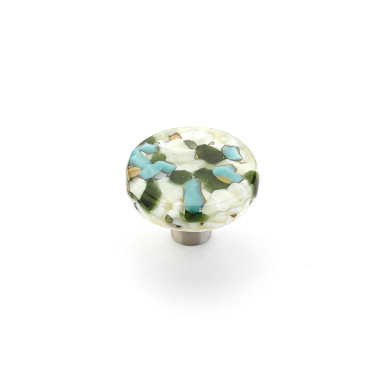 Schaub Ice - Knob - Glass - Round - 1-1/2" dia