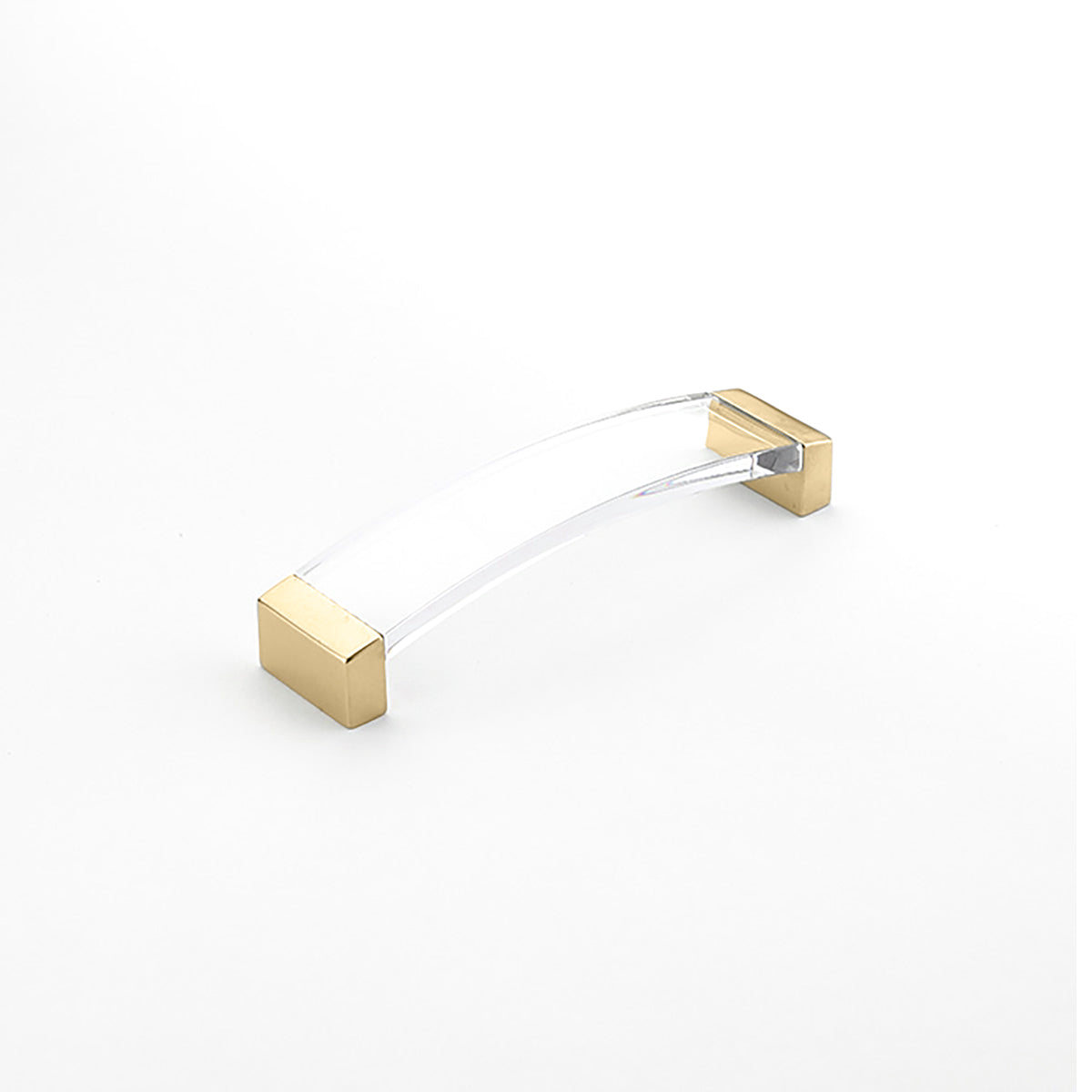 Schaub Positano- Arched Pull - Clear & Smoke - 128 mm cc