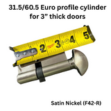 Hoppe 90 degree Key Cylinder - 3442402