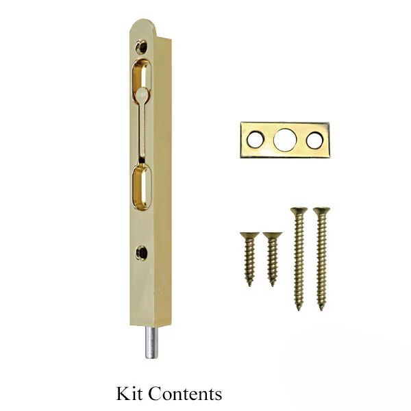 7 Inch Flip Lever Mortise Flush Bolt With Round Bolt - 362004