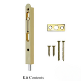 7 Inch Flip Lever Mortise Flush Bolt With Round Bolt - 362004