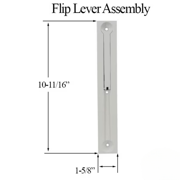 Endura Flip Lever Assembly, 10-3/4 Inch - 362038 – Golden Locks Inc .