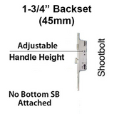 Hoppe 16mm Manual Gear, 45/92 Shootbolt, Adjustable Handle Height