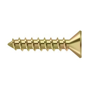 Wood Screw, Steel, #10 x 1"